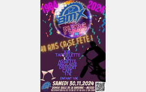 SOIREE DANSANTE 40 ANS BMX CLUB DE FLERS